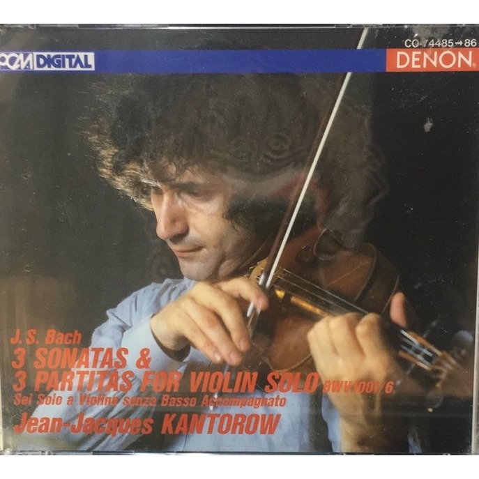 合友唱片 實體店面 DENON Bach: 3 Sonatas &amp; 3 Partitas For Violin Solo CD