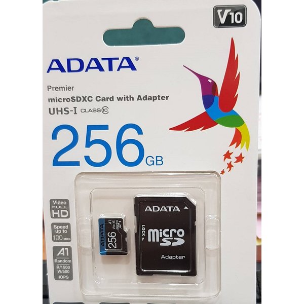 ADATA 威剛 256G 記憶卡 microSDXC 256GB class10 TF UHS-1 A1