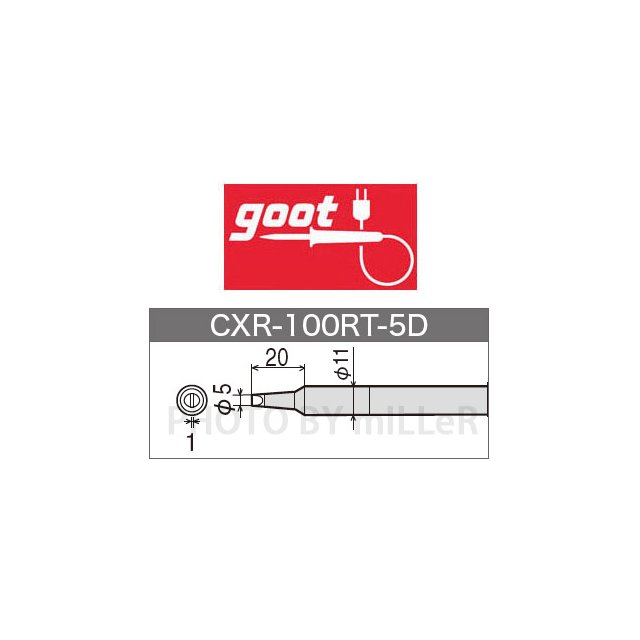 【米勒線上購物】烙鐵頭 日本 GOOT CXR-100RT-5D 適用CXR-100 標準頭