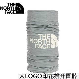 the north face 大 logo 印花排汗圍脖 灰 nf 00 cgv 7 gq 0