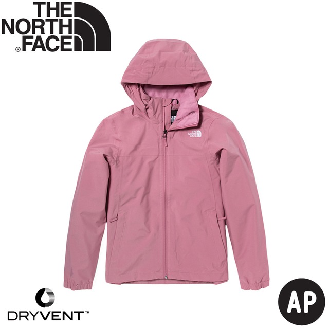 【The North Face 女 DV防水外套 AP《粉》】5AZZ/衝鋒衣/防水外套/風雨衣