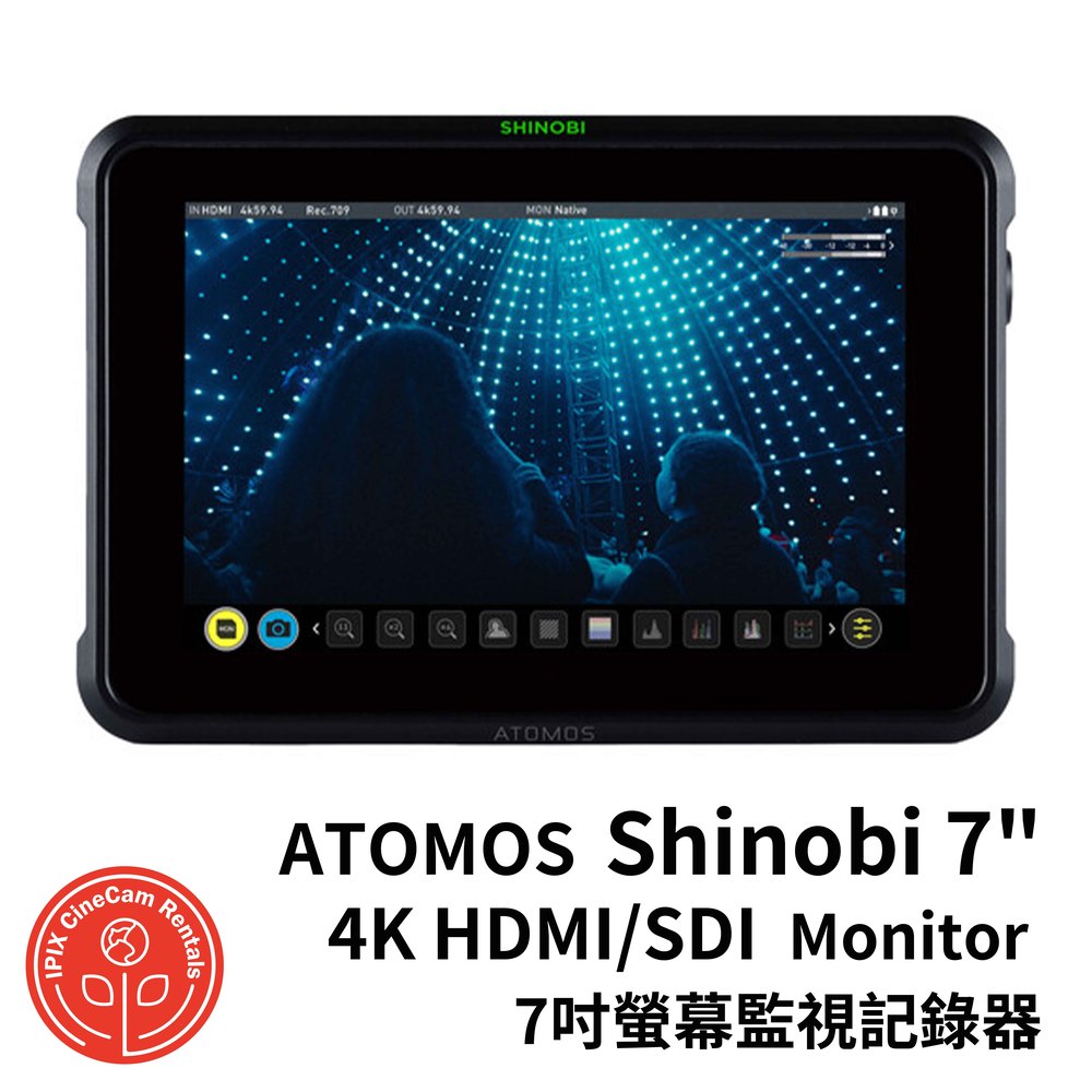 鏡花園【預售】ATOMOS Shinobi 7 4K HDMI SDI Monitor 7吋螢幕 監視記錄器 ATOMSHB002►公司貨保固