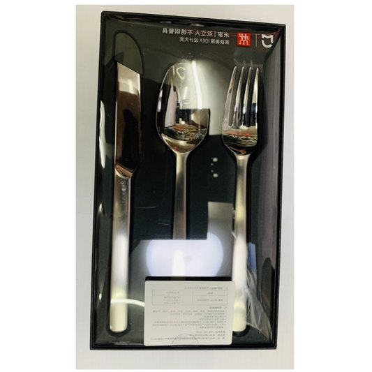 小米 / 雙人牌 不鏽鋼餐具組(叉子+湯匙+刀子)