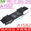 APPLE A1582 電池-A1502,MGX72,MGX82,MGX92 MF839,MF840,MF841,MF843 Macbook Pro11.