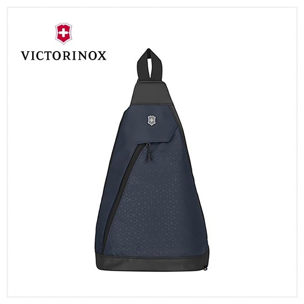VICTORINOX 瑞士維氏 雙間隔單肩包 藍色 606749