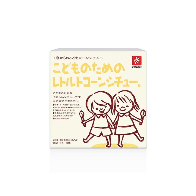 日本 CANYON 兒童玉米濃湯調理包 (淡路洋蔥口味) 80gx2袋