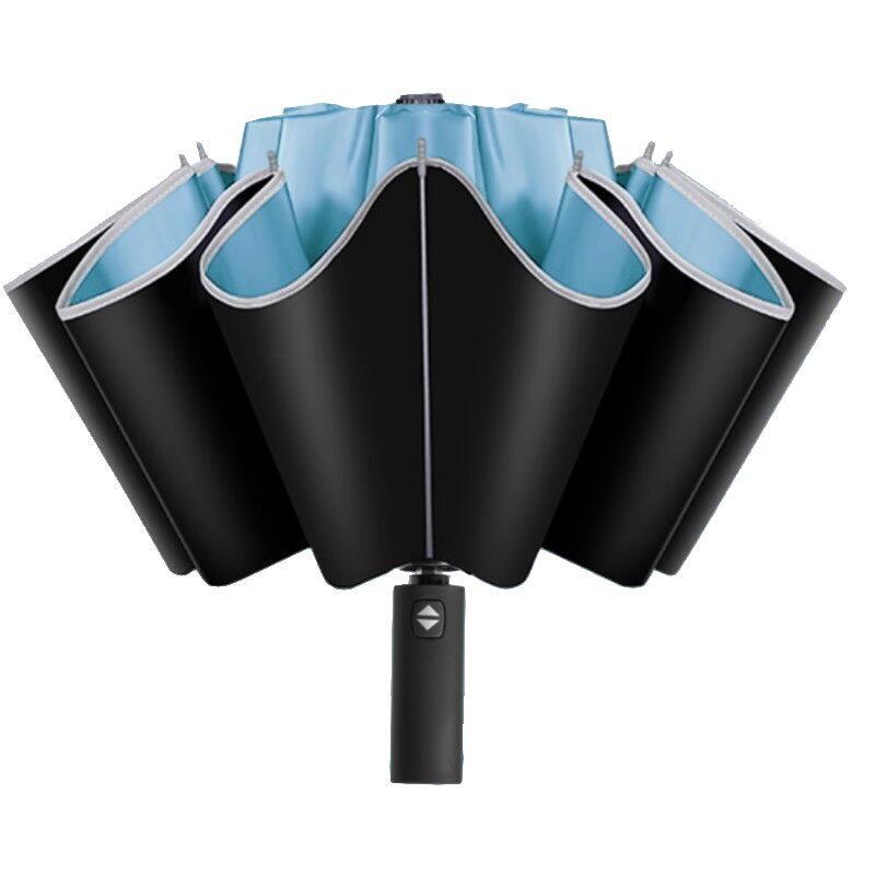 【GN308】反向折疊傘23寸 黑膠十骨摺疊傘 大傘面反摺傘 自動伸縮傘 抗紫外線 遮陽傘