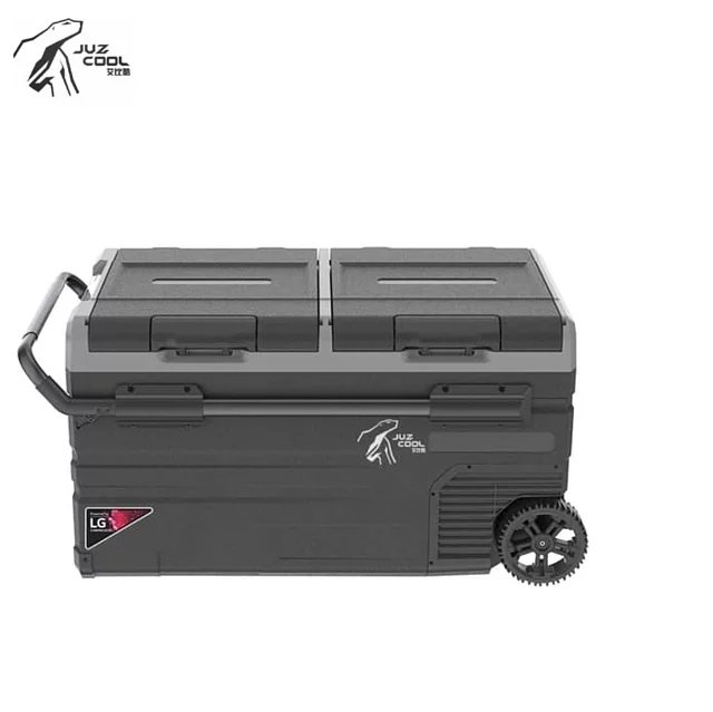 贈coleman冰箱架 Alpicool 艾比酷75L 雙槽/雙開門/獨立溫控 行動冰箱 # LG-D75