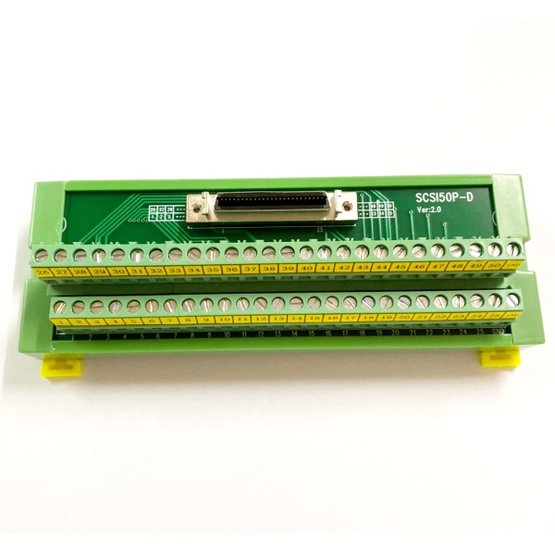 SCSI-50P母頭 CN型 (長窄版) 中繼端子台模組 SCSI端子台轉接板(含稅)【佑齊企業 iCmore】