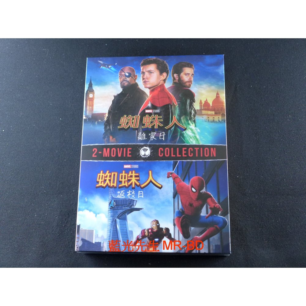 [藍光先生DVD] 蜘蛛人：返校日 + 蜘蛛人：離家日 雙碟合集 ( 得利正版 )