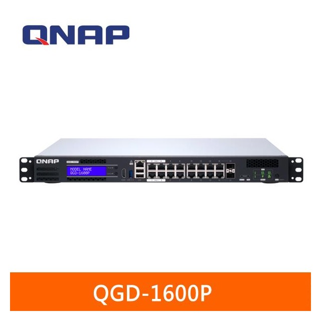 QNAP QGD-1600P-8G 16埠 智能終端 PoE++ 交換器【預計交期10天】