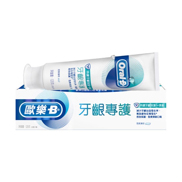 Oral-B 歐樂B-牙齦專護牙膏120g(勁爽薄荷)