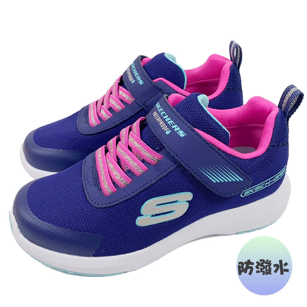(CX) SKECHERS 女童鞋 DYNAMIC TREAD 防潑水 運動鞋 302425LNVPK藍桃[陽光樂活]