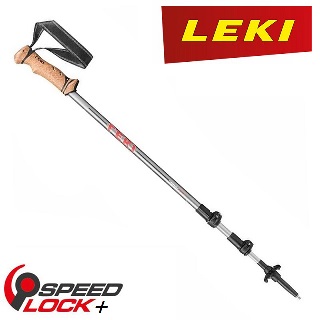 leki legacy lite 軟木握把輕量鋁合金雙快扣登山杖 65121841