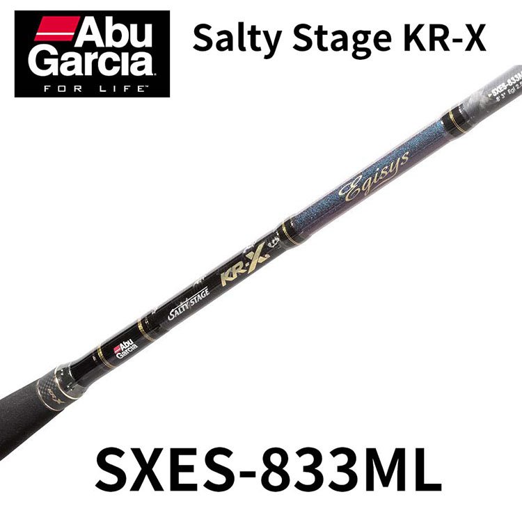 ◎百有釣具◎瑞典ABU Salty Stage KR-X Egisys Mobile SXES-833ML-SJ-KR 稀有3節 軟絲竿 隨竿搭配精美竿袋