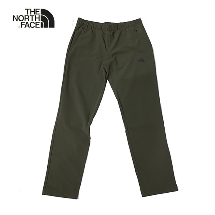 The North Face|美國| W TRAINING PANT 女防潑彈性登山長褲/薄軟殼褲 5AY7 褐綠