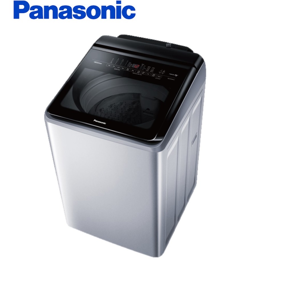 國際牌 16Kg變頻直立溫水洗衣機 NA-V160LM-L(炫銀灰)【寬64深74.6高107.5】