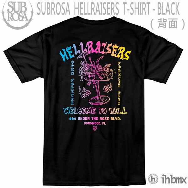 [I.H BMX] SUBROSA HELLRAISERS T-SHIRT 地獄騎士 T卹 黑色 美國 BMX 極限單車品牌 滑步車/平衡車/BMX