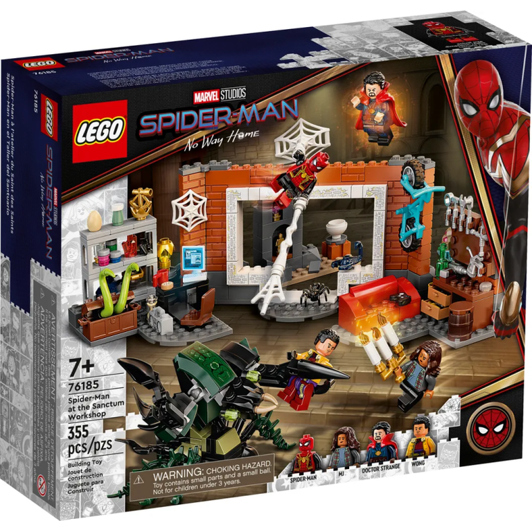 LEGO 樂高 76185 Marvel-聖殿工廠的蜘蛛人 外盒:26*22*7.5cm 355pcs