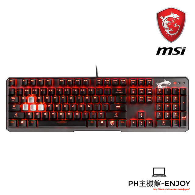 【電競鍵盤】微星 MSI VIGOR GK60 CL TC 機械鍵盤 Cherry MX 青軸