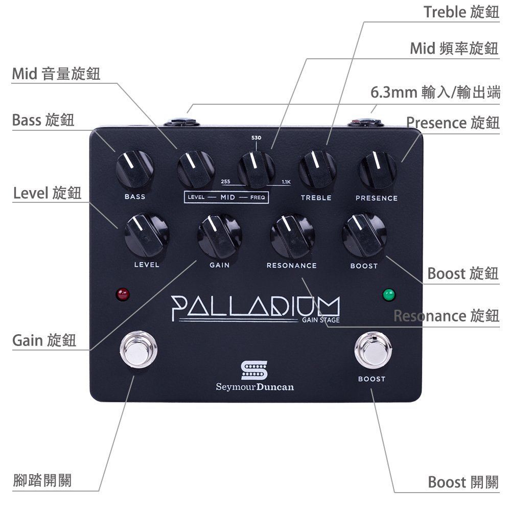 Seymour Duncan ] Palladium Gain Stage Pedal 破音前級效果器