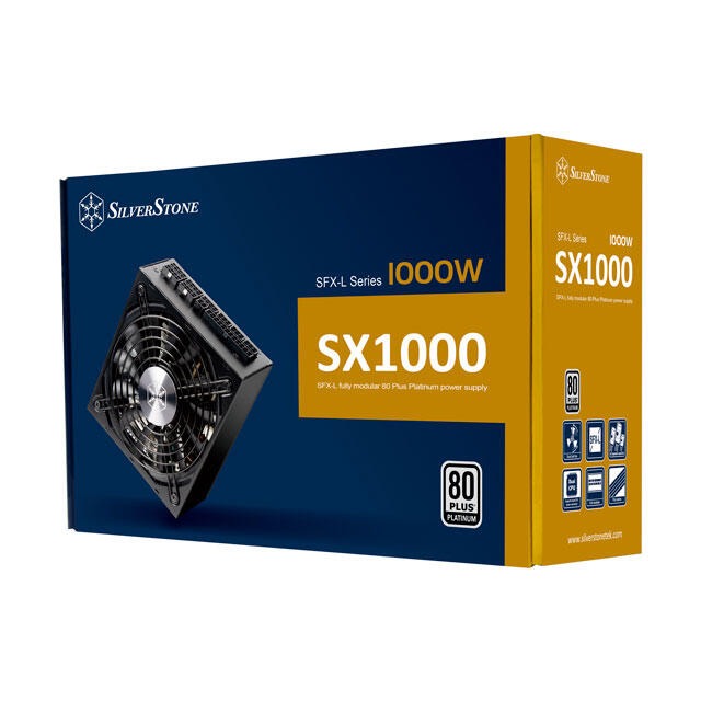 銀欣 SILVERSTONE SX1000 Platinum 80PLUS SFX-L 白金牌電源供應器(1000W)