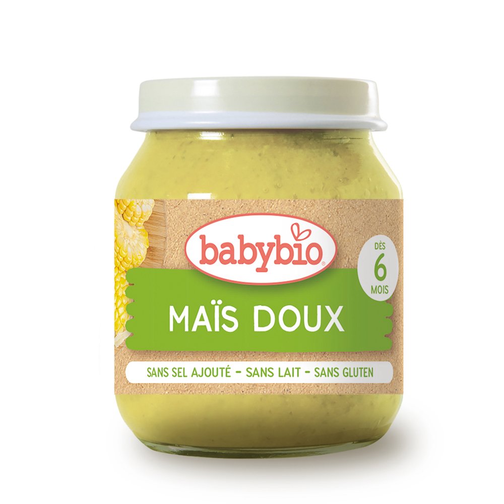 寶寶蔬菜泥 寶寶副食品 法國Babybio 生機甜玉米泥