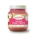寶寶果泥 寶寶副食品 法國Babybio 生機香蕉草莓鮮果泥