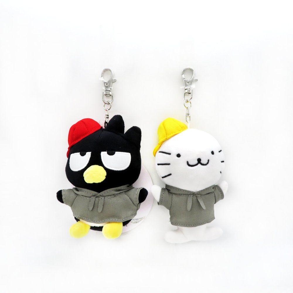asdfkitty*酷企鵝+小海獅絨毛玩偶鑰匙圈/吊飾/掛飾-很大很顯眼-掛包包上或掛車上都好用-日本正版商品