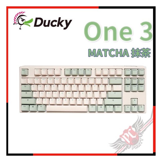 PCPARTY ]創傑Ducky One 3 MATCHA 抹茶TKL機械式鍵盤茶軸/青軸