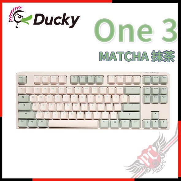 [ PCPARTY ]創傑 Ducky One 3 MATCHA 抹茶 TKL機械式鍵盤 茶軸/青軸/紅軸
