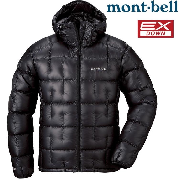 Mont-Bell Plasma 1000 Alpine Down Parka 男款1000FP連帽羽絨外套 1101528 BK 黑