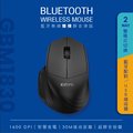 KINYO藍牙無線雙模滑鼠(黑)GBM1830B