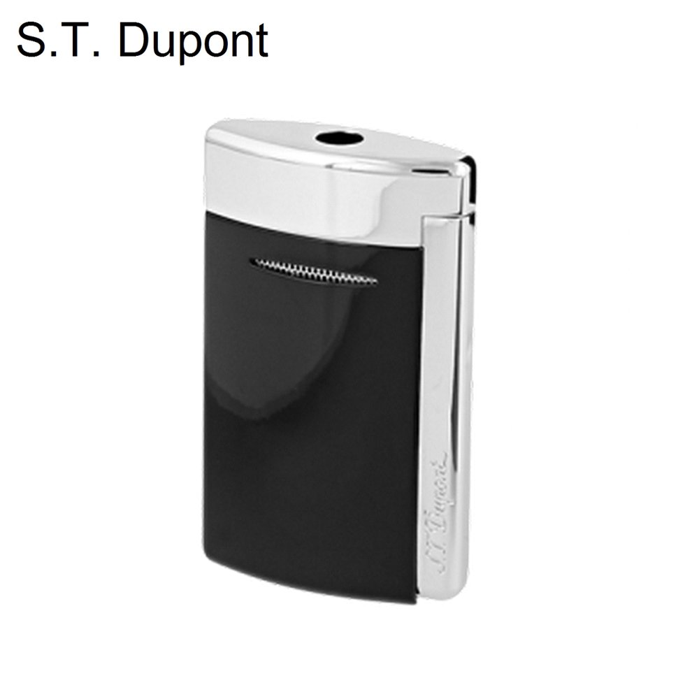 【S.T.Dupont 都彭】MINIJET系列打火機 閃亮黑色 (10805)