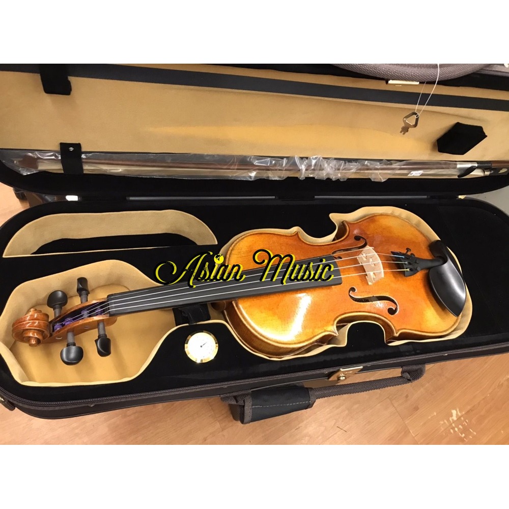 亞洲樂器 VATOLIYA EHV-2000 維多利亞小提琴 尺寸:4/4、歐料面背側板、黑檀旋鈕、指板、下托腮、DOMINANT小提琴弦、仿古造型