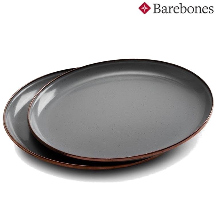 Barebones Enamel Salad Plate Set 琺瑯沙拉盤兩入組-八吋 CKW-374 石灰