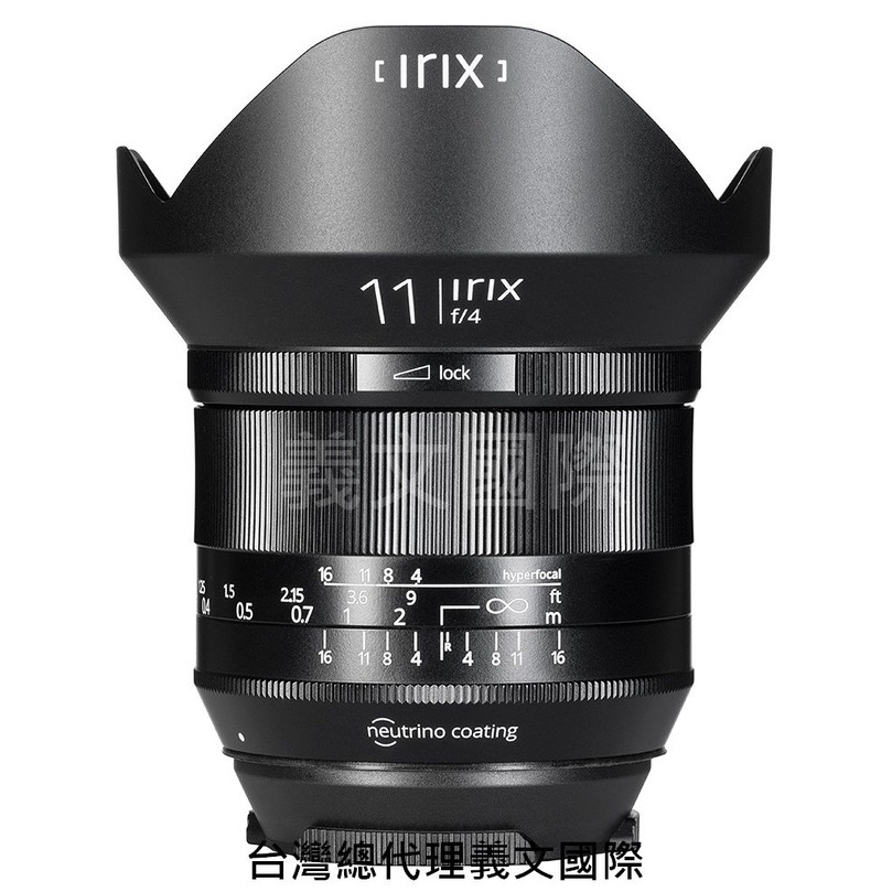 Irix鏡頭專賣店:Irix 11mm F4.0 Blackstone for Nikon F(D850,D800E,D800,D750,D500,D7500)