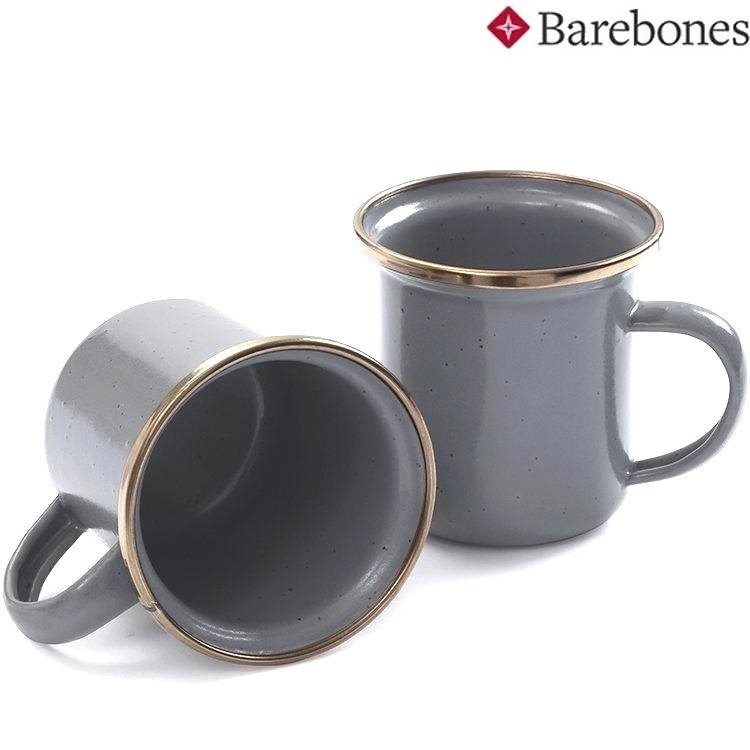 Barebones Enamel Espresso Cup Set 迷你琺瑯杯組-二入 CKW-375 石灰