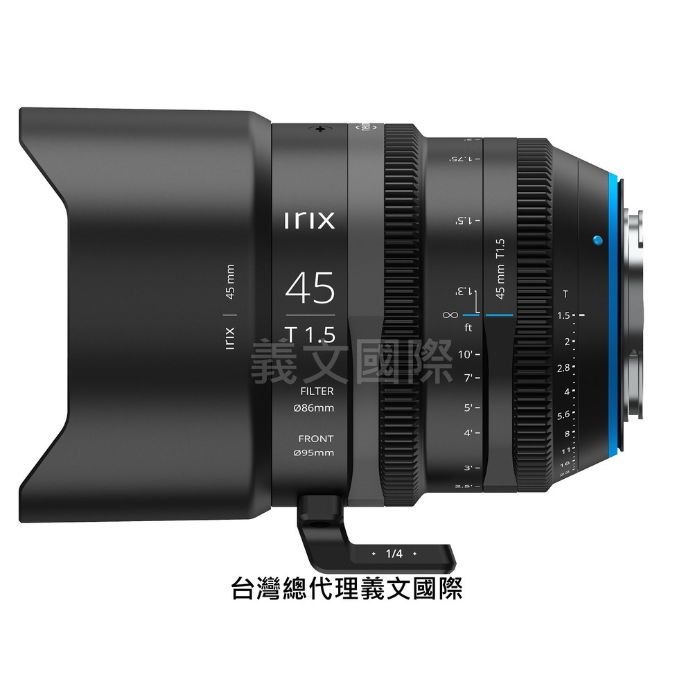 Irix鏡頭專賣店:Irix 45mm T1.5 Cine lens for Canon RF(EOS RP,Canon,R5,R6,C70,RED Komodo)
