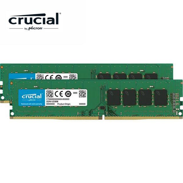 Micron Crucial 美光 DDR4 3200 16GB 8GB*2 原生3200 桌上型記憶體 CT2K8G4DFS832A
