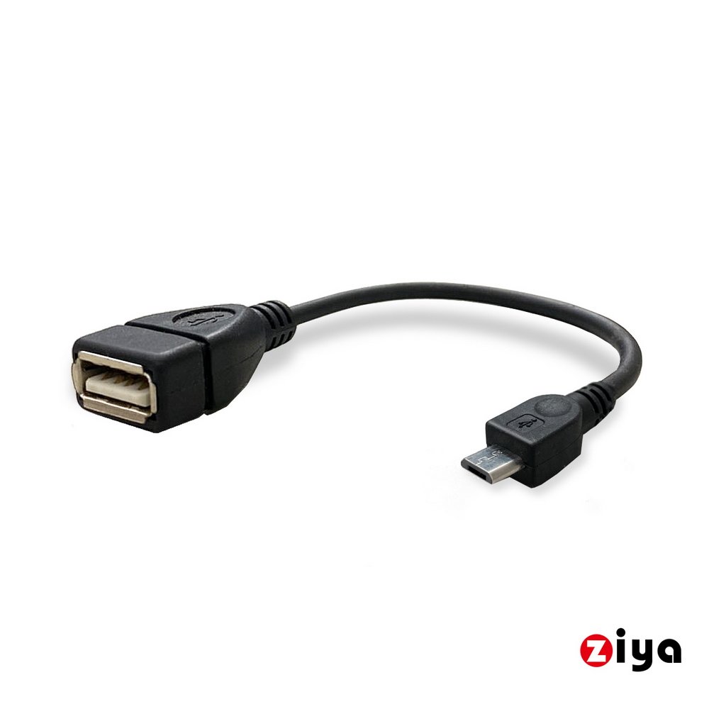 [ZIYA] USB轉接線 OTG USB-A母 to Micro公 輕巧款