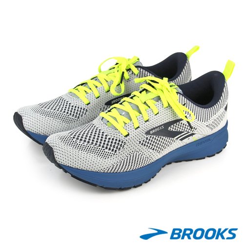 【BROOKS】男 動能加碼象限 REVEL 5 水磨石限定款 著迷系列五代男跑鞋 1103741D093 U36-10374