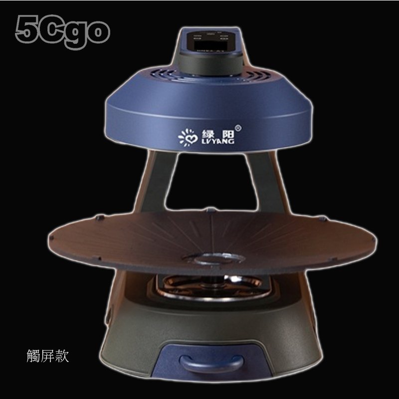 5Cgo【智能】無油煙健康派對 110V臺灣商用多功能電烤盤燒烤爐家用電烤爐3D遠紅外線日熱烤肉機 觸屏款 含稅