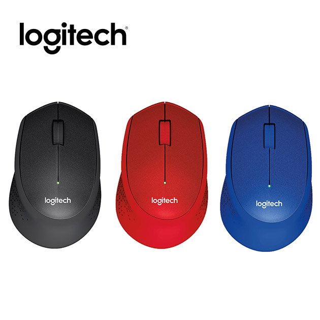 【光南大批發】《免運費》Logitech 羅技無線靜音滑鼠（M331）黑/紅/藍