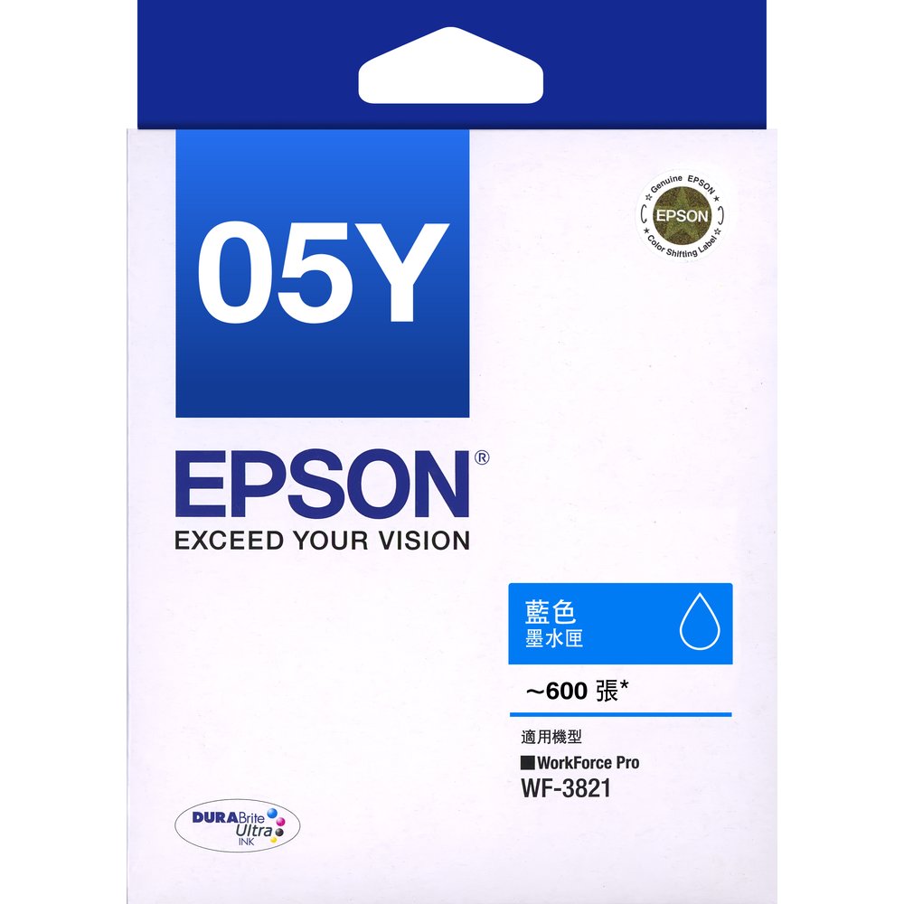 EPSON (T05Y)藍色墨水匣(可列印600張) C13T05Y250