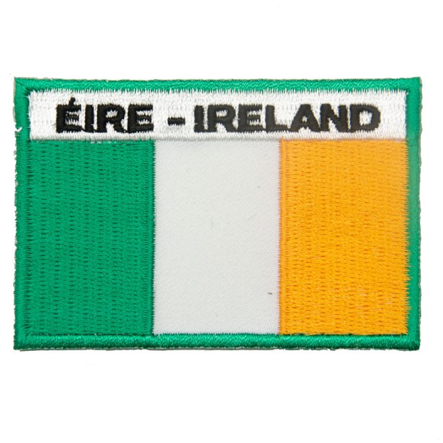 愛爾蘭 電繡布標 Flag Patch貼章 熱燙徽章 刺繡臂章 燙布貼紙 布貼 電繡燙貼 熱燙貼