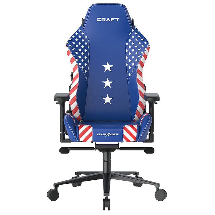 ※售完 DXRacer 電競賽車椅 CRAFT 電繡系列 美國星 D5000-USA