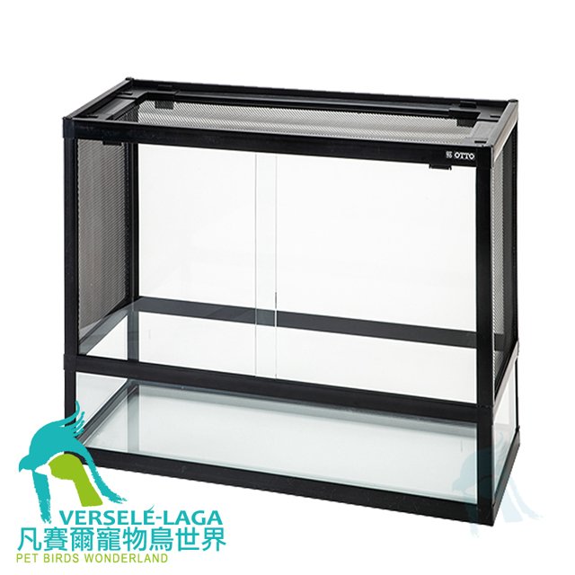 側網款強化玻璃飼育保溫箱60x45x46