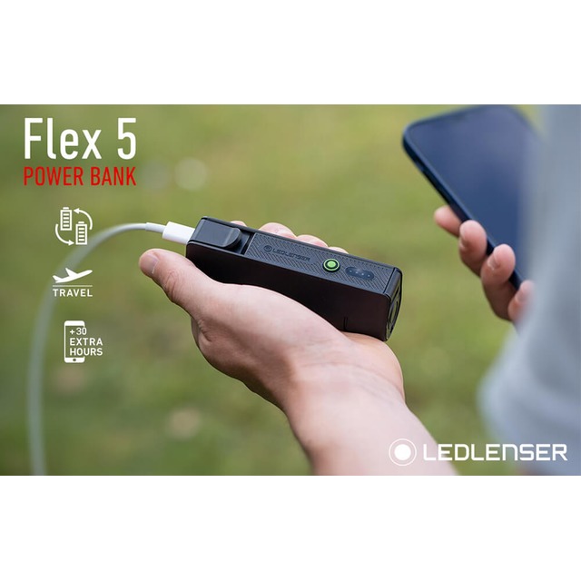 德國 Ledlenser FLEX5 21700行動電源盒/USB-C&amp;A/1入 -#LED LENSER 502511