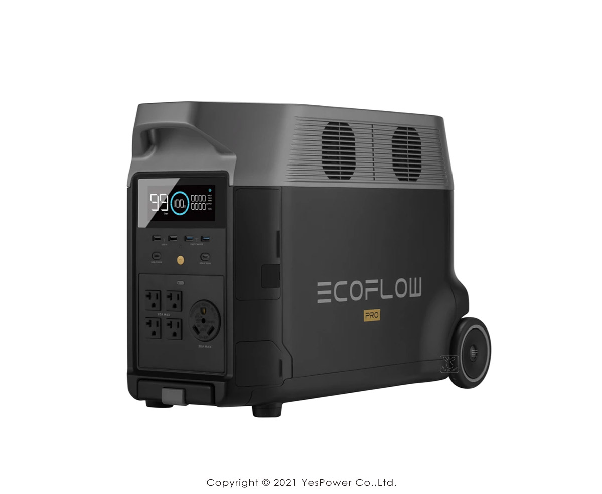 預購＞Delta Pro EcoFlow 戶外電源大容量超大行動電源3600Wh 110V台灣 